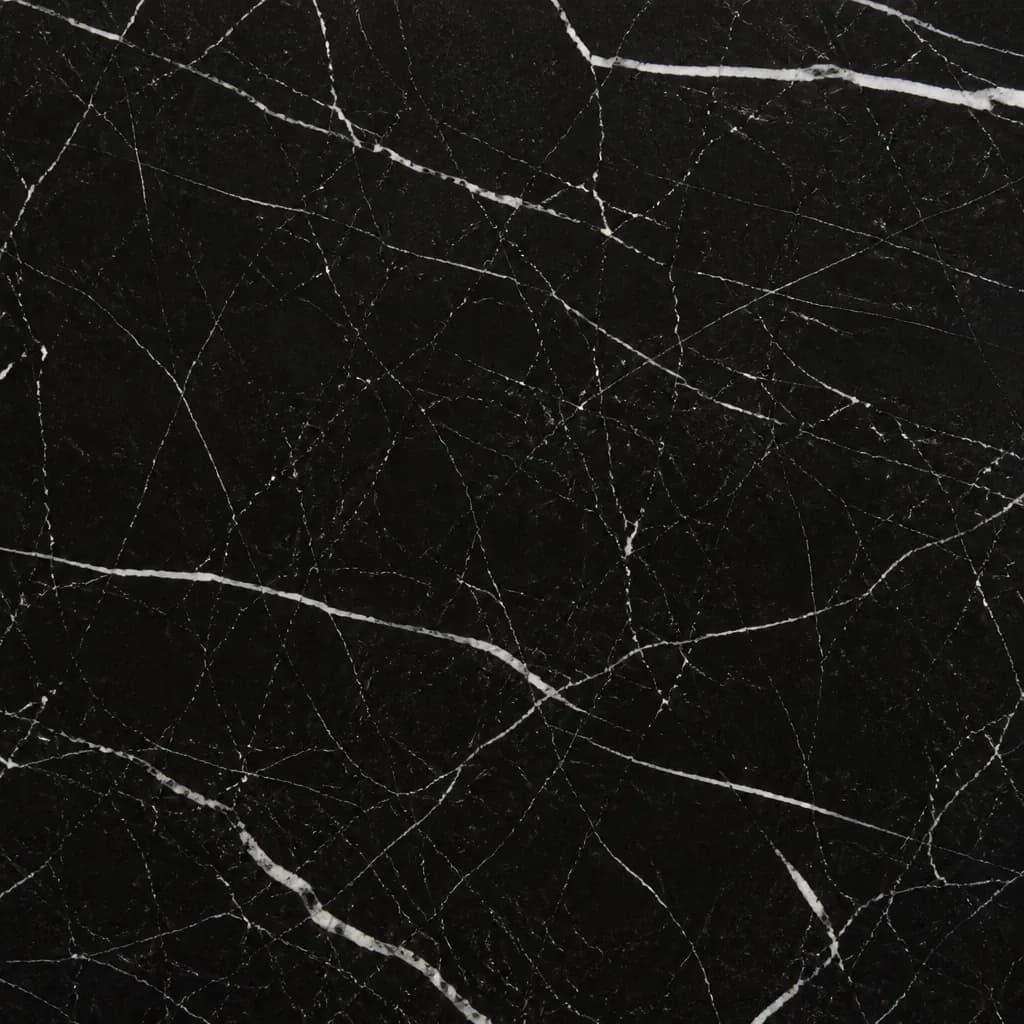 Polished Grigio Carnico marble, near-black with crisp white veining